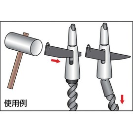 TRUSCO TDS-2Y Drill Drift, Hardened Abrasive Product for MT-2