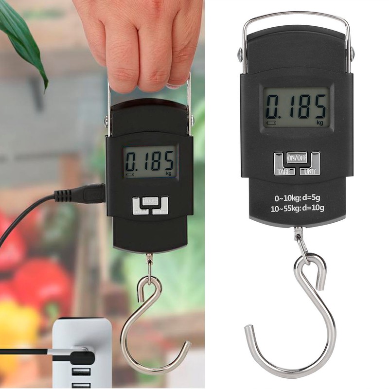 Portable Scale 50KG Electronic LCD Display Scale for Luggage Postal