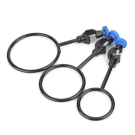 Hilitand Lab Support Iron Ring Set for Lab Experiment Stand Lab Support Ring Clamp Iron