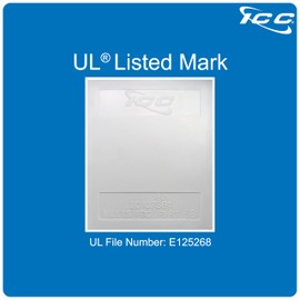 ICC 1-Port Surface Mount Box, White, Works with Wide and Slim Profile Keystone Jacks (Sold Separately), Compact Outlet for Voice and Data Connections, UL Listed TAA Compliant, IC107SB1WH