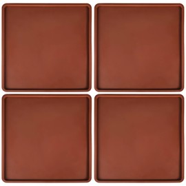 4 PCS Silicone Dehydrator Trays, 14 x 14 in Silicone Dehydrator Sheets Compatible with Excalibur, Non-Stick Mat for Fruits Veggies Meat