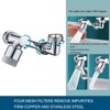 Faucet Extender 1080 Degree Faucet Adapter Aerator Kitchen Sink Aerator