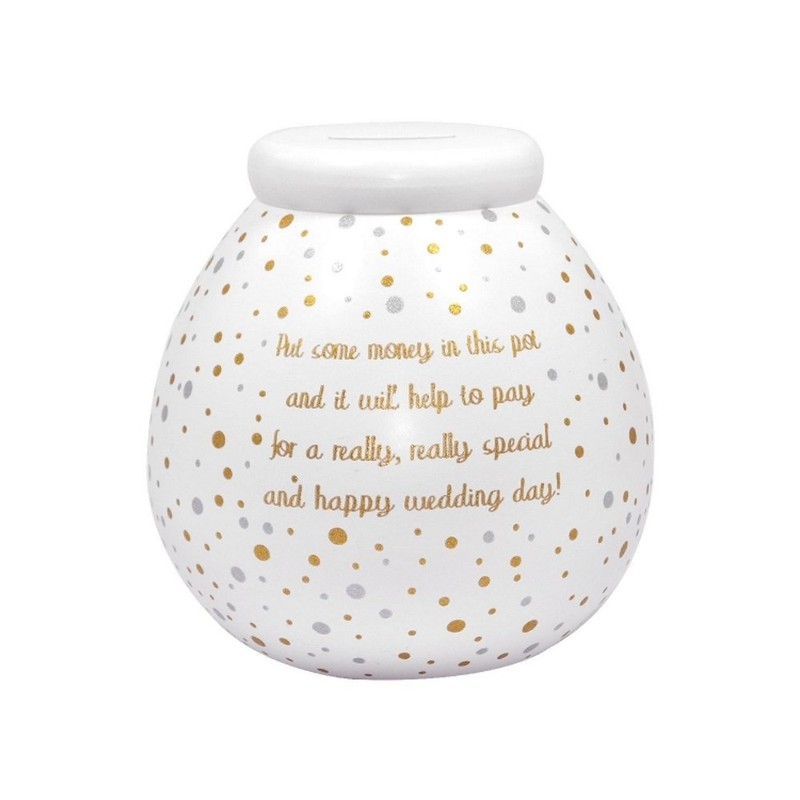 Pot Of Dreams Money Box, Ceramic, Multicolor, 17 x 19