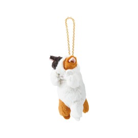 Libuhaato 17036-11 Mascot, Kubinekko Mikeneko, Total Length Approx. 3.9 inches (10 cm), Cat Key Chain