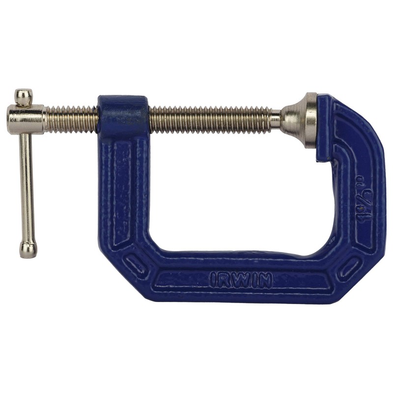 IRWIN 1415-C Tools QUICK-GRIP C-Clamp, 1 1/2-inch, 1 1/2-inch Throat