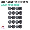 Magneteksan Ferrite Magnetic Spheres Big Magnet Balls for ASMR, Relaxation,