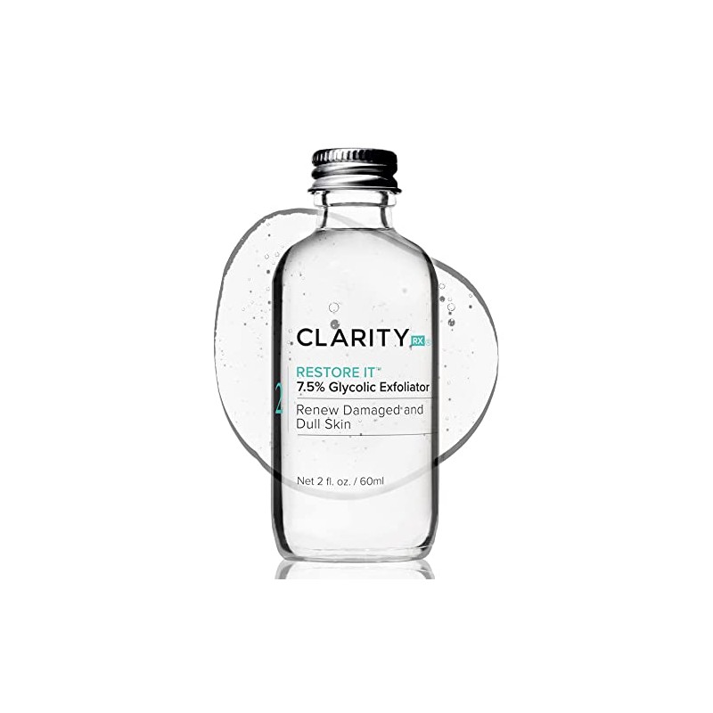 ClarityRx Restore Glycolic Exfoliator, 2 Fl Oz (packaging may vary)