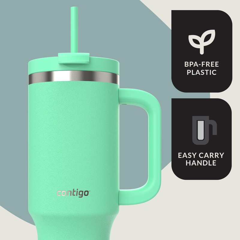 Contigo Streeterville 40oz Tumbler, Stainless Steel Vacuum Insulated, Leak-Proof, Cold