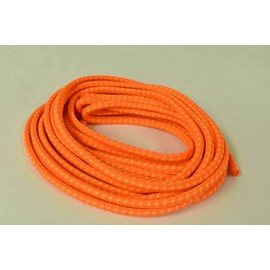 Blacklight Bicolor GloLine Luminescent Roping (Orange-Light Orange, 25 Feet)