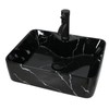 Rectangular Ceramic Bathroom Vessel Sink BA037
