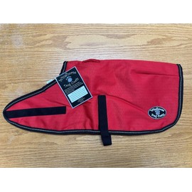 Windhorse Red Small 600 Denier Dog Coat Sherpa Lined *NEW w/DEFECTS