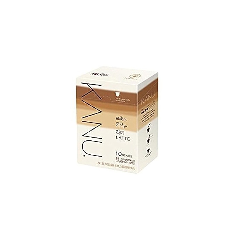 KANU Maxim Latte 12G(58Kcal) X 10Pcs Instant Coffee