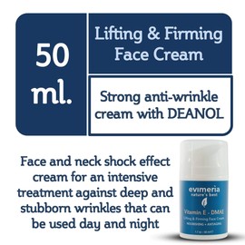 Evimeria Vitamin E + DMAE Strong Anti-Wrinkle and Anti-Ageing Cream with Shock Effect for Face and Neck 50 ml