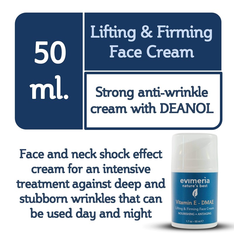 Evimeria Vitamin E + DMAE Strong Anti-Wrinkle and Anti-Ageing Cream