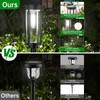 BITPOTT Solar Outdoor Lights Pathway, 6 Pack Pathway Lights Solar