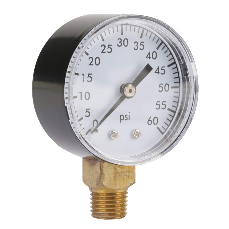 Pressure Gauge,0-60psi NPT 1/4,for Water Air Oil