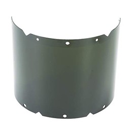 MSA 10115862 V-Gard Polycarbonate Visor for V-Gard Chin Protectors, Molded, Shade 5 IR, 8" x 17" x 0.098"