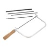 SHINEOFI 1 Set Coping Saw with Wooden Handle Ergonomic Hand