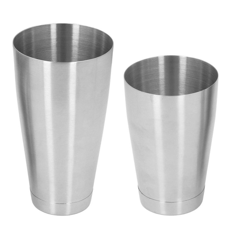 Cocktail Shaker Cup Kit Stainless Steel Bartender Shaking Tins Bartending