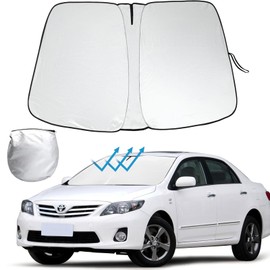 Car Windshield Sun Shade for Toyota Corolla 2009-2013 Accessories Sunshade Window Sun Visor Protector Foldable Blocks UV Rays Keep Your Car Cool