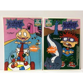 Kellogg Vintage 1993 Kellogg's Nickelodeon RUGRATS Slap & Stick Mini Poster Sticker 7”