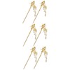 minkissy Sets Elegant Chinese Style Hair Stick Dangle Hair Pin