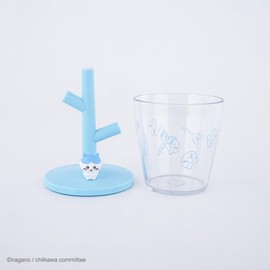 Hassey Top In Chiikawa Mini Gargle Cup & Stand, Hachiware 751172, Small and Cute Guy, Blue