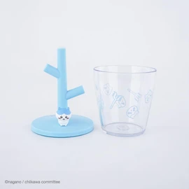 Hassey Top In Chiikawa Mini Gargle Cup & Stand, Hachiware 751172, Small and Cute Guy, Blue