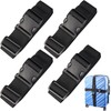 MAGARROW 2-Inch Luggage Straps Buckle Packing Strap Adjustable Belts Suitcase