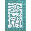 15 Small Lock & Key Metal Cutting Dies, Locks, Keys,