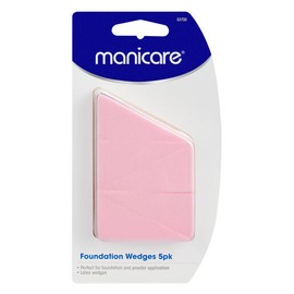 Manicare Latex Wedges Foundation Sponges 5 Pack