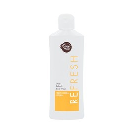 Aekyung Shower Mate Daily Refresh Mango Body Wash 180ml Fruit-Scented Portable Body Cleanser / 샤워메이트 데일리 리프레시 망고 바디워시 180ml 과일향 휴대용 바디클렌저
