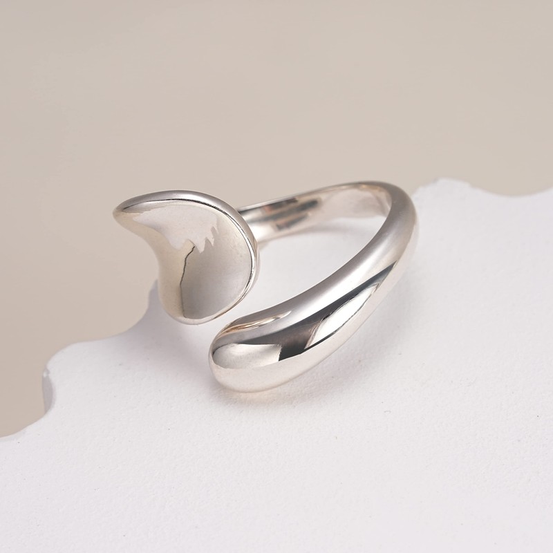 Yooping 925 Silver Ring, One Size Fits Most, Stylish, Cool,