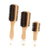 OHPHCALL Retro Boar Bristle Beard Brush for Men Dual-sided Mustache