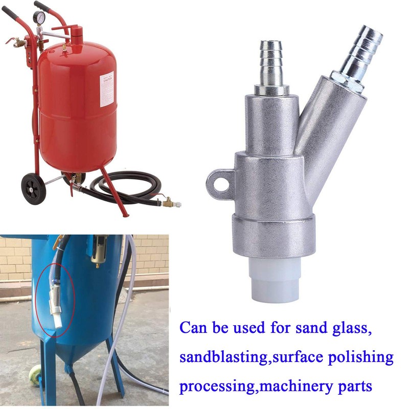 Jewboer Sand Blaster Gun Kit,Sandblaster Sandblasting Gun for Sandblast Blast