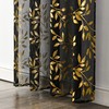 Sutuo Home Black Sheer Curtains 84 Inches Long 2 Panels