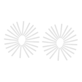 Baluue 2sets Brush Protective Cover Flexible Makeup Brush Covers Mesh Ideal for Travel 60pcs*2