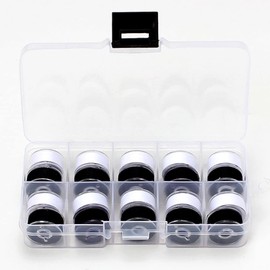 20 Pcs Sewing Thread Sewing Machine Bobbins Bobbins for Sewing Machine with Storage Case Box Sewing Accessories for Embroidery Machine Accessories