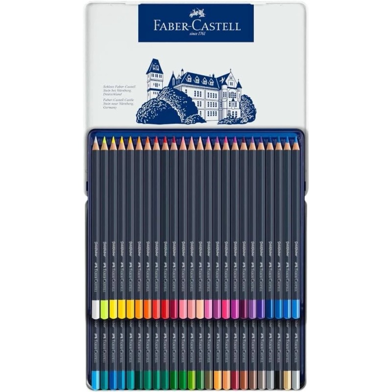Faber-Castell Creative Studio Goldfaber Color Pencils - Tin of 48