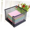 Operitacx 2pcs Note Pad Holder Memo Holder Desktop Note Dispenser