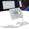 120mm ARGB PWM Case Fan 800 to 2000RPM 4pin PWM