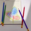 LCPQMZGH 12 Pcs Erasable Checking Pencils, Pre-Sharpened, for Marking, Coloring,