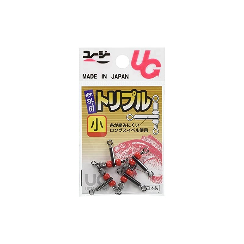 植田漁具 仕掛用トリプル 黒 小 ST-01S