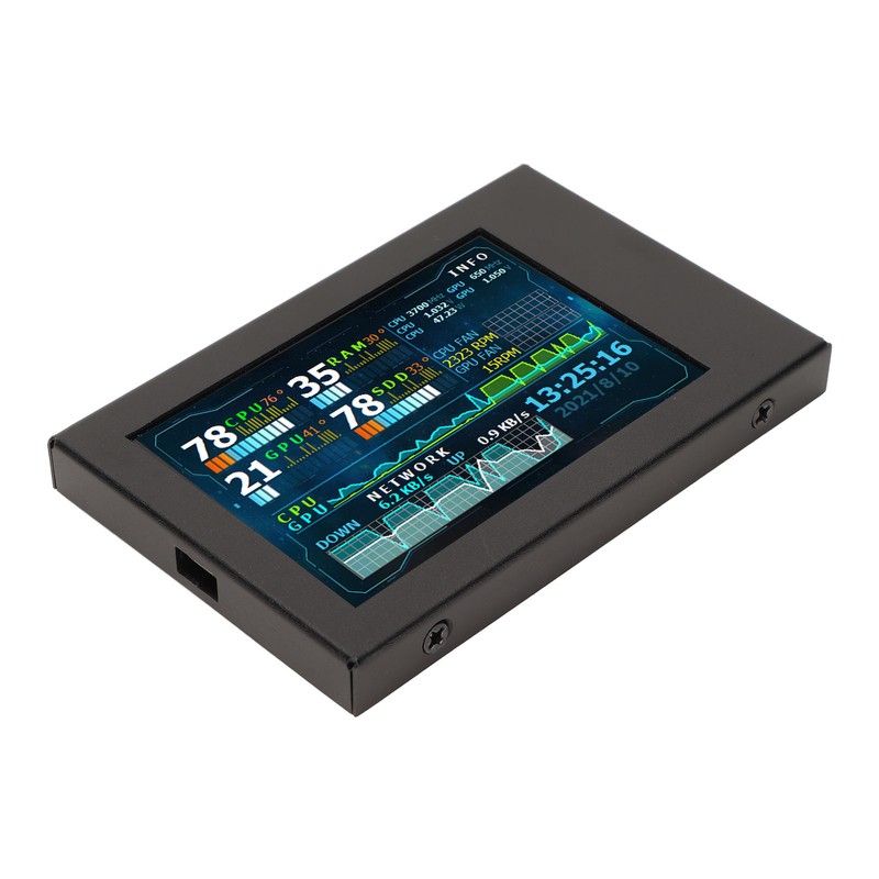 3.5in IPS PC Temp Monitor USB Mini Screen AIDA64 PC