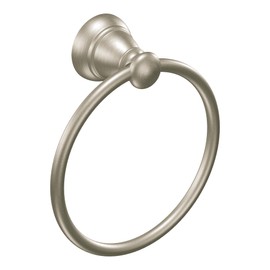 Moen Banbury Brushed Nickel Towel Ring, Y2686BN