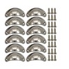 BOZONLI 12 Pack Retro Metal Kitchen Cupboard Drawer Cabinet Door