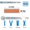 NELLHOMY Kinesiology Tapes Pre-Cut 15 cm x 5 cm Kinesiology