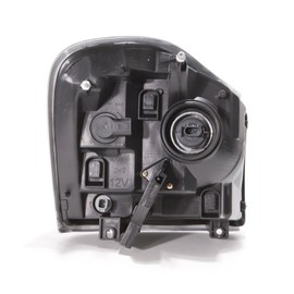 HEADLIGHTSDEPOT Chrome Housing Halogen Headlights Compatible with Dodge Durango 2004-2005 Includes Left Driver and Right Passenger Side Headlamps