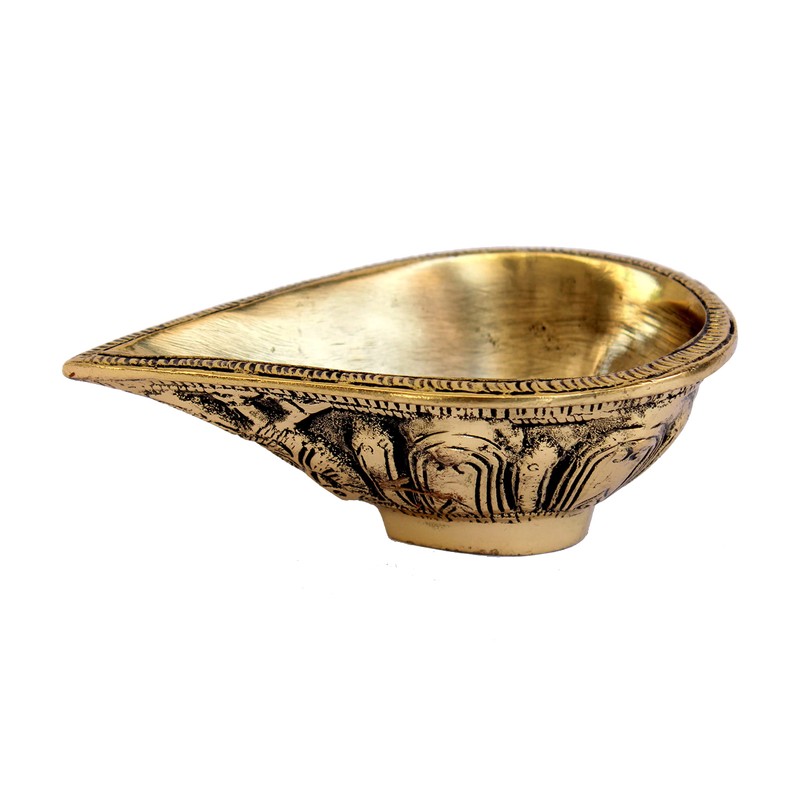 eSplanade Brass Diya Deepam Oil Lamp Kuthu Vilakku | Home