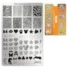 MOYRA Stamping plate 131 "SKINS" Nail Stamping plate